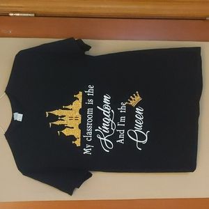 My Classroom Is My Kingdom And I’m The Queen Disney T-Shirt Size Medium